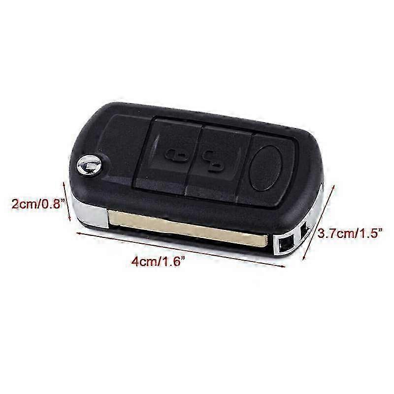 3 Button Flip Key Shell Fob Blade For  Range Rover Sport Lr3 Discovery