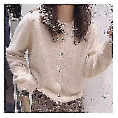 Pull en cachemire Cardigan Femmes à poitrine unique manches longues