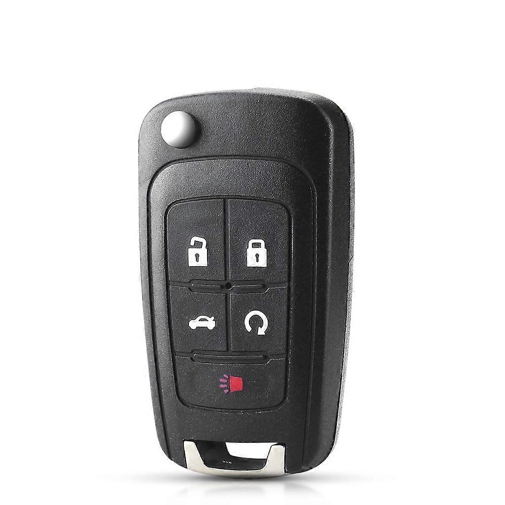 10pcs 2/3/4/5 Buttons Remote Case Fob Cover Flip Folding Key Shell Blank For Chevrolet Lova Sail Aveo Cruze Replac