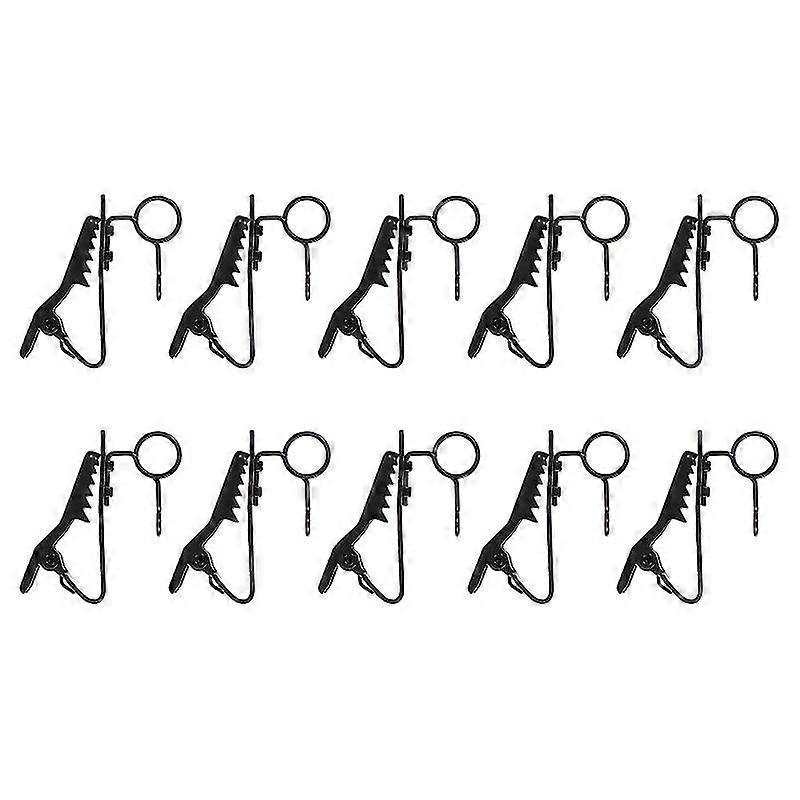 10pcs ijzer microfoon clips microfoon lavalier clip mic revers clip accessoires