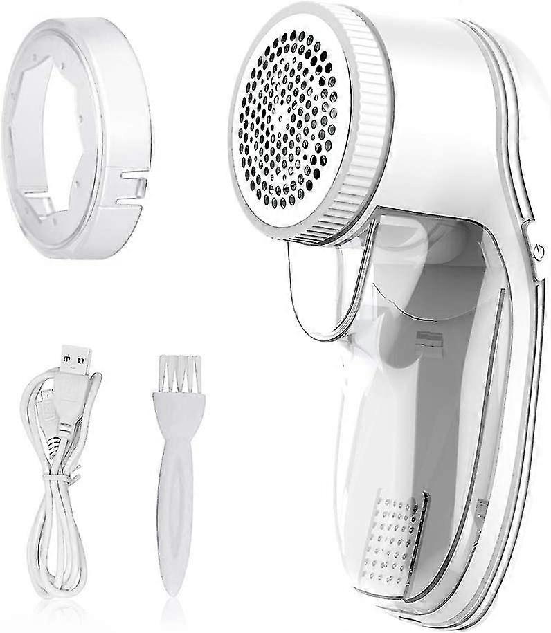 Electric Lint Shaver Fabric Razor With Usb Cable And Large Container