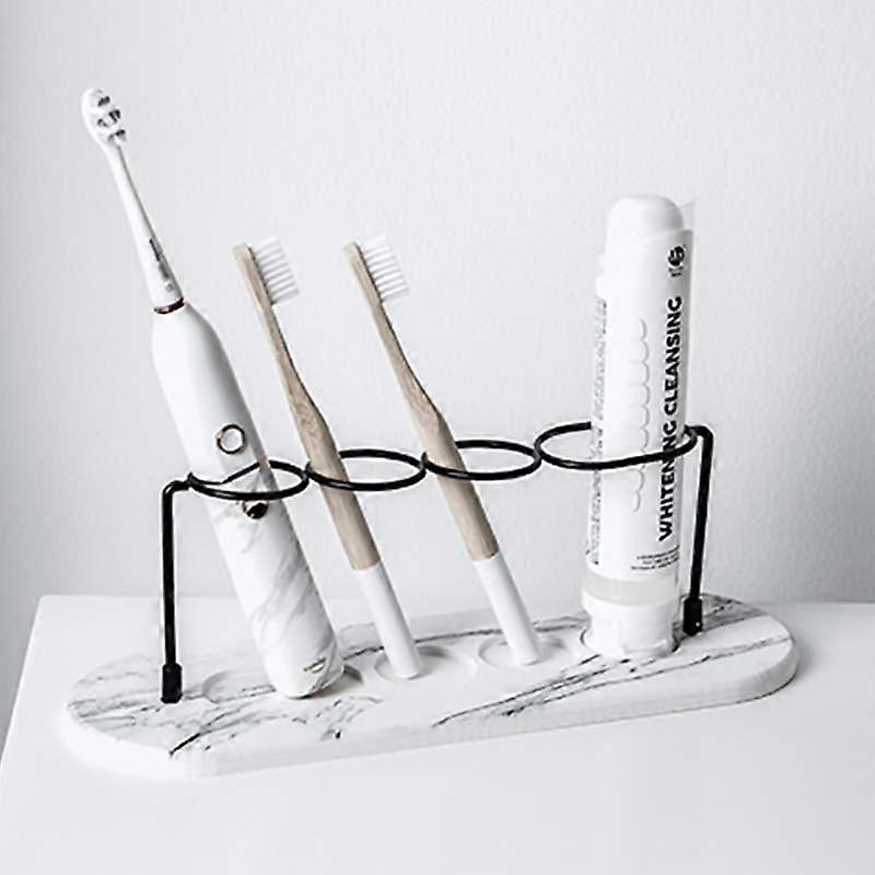 Toothbrush Holder Absorption Base Storage Rack Tooth Brush Toothpaste Stand Shelf Cup Holder Bath Accessories