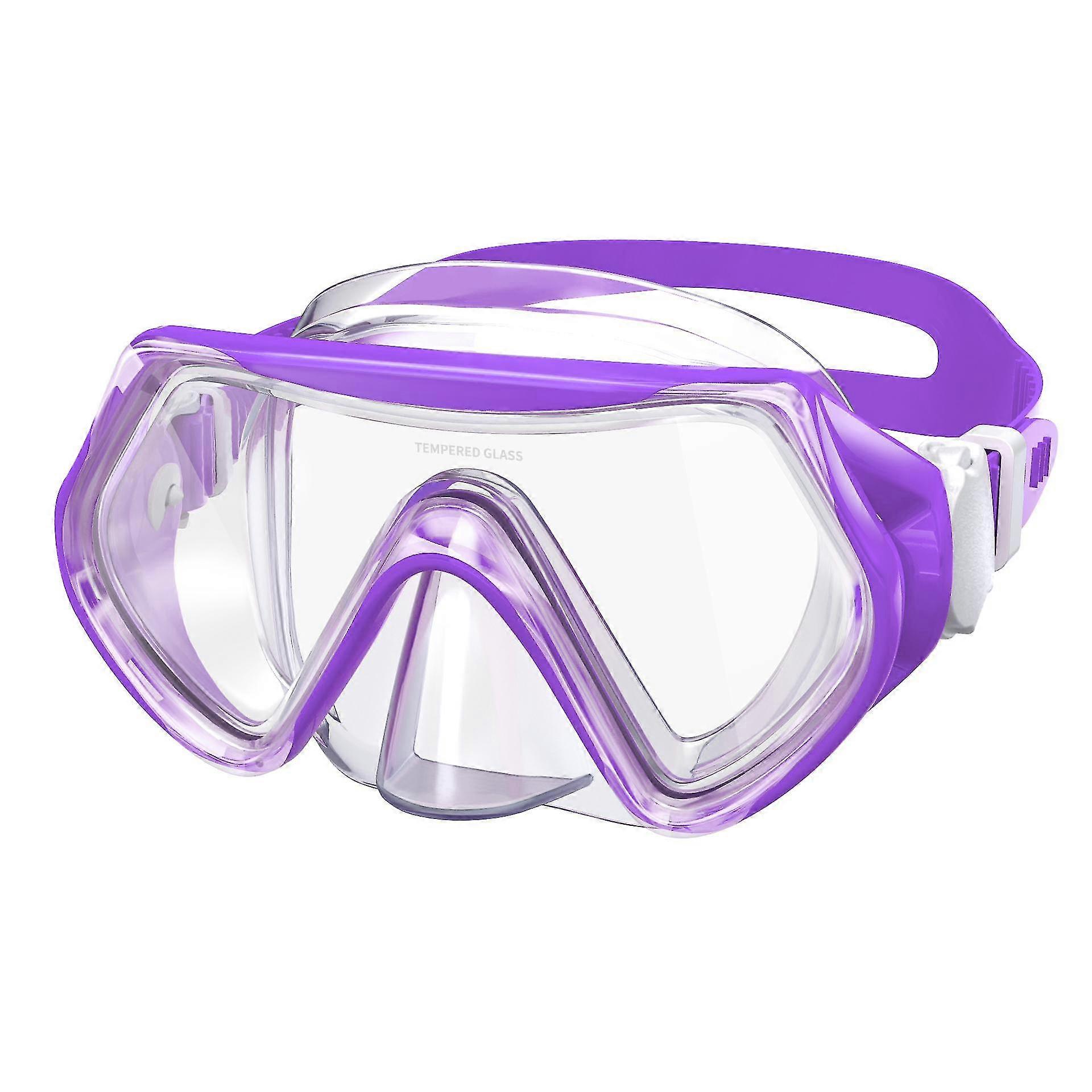 Findway 5-16 Barn Dykning Snorkelmask med nässkydd Anti-dimma / UV-skydd 180 Vide Vision Simglasögon för pojkar flickor