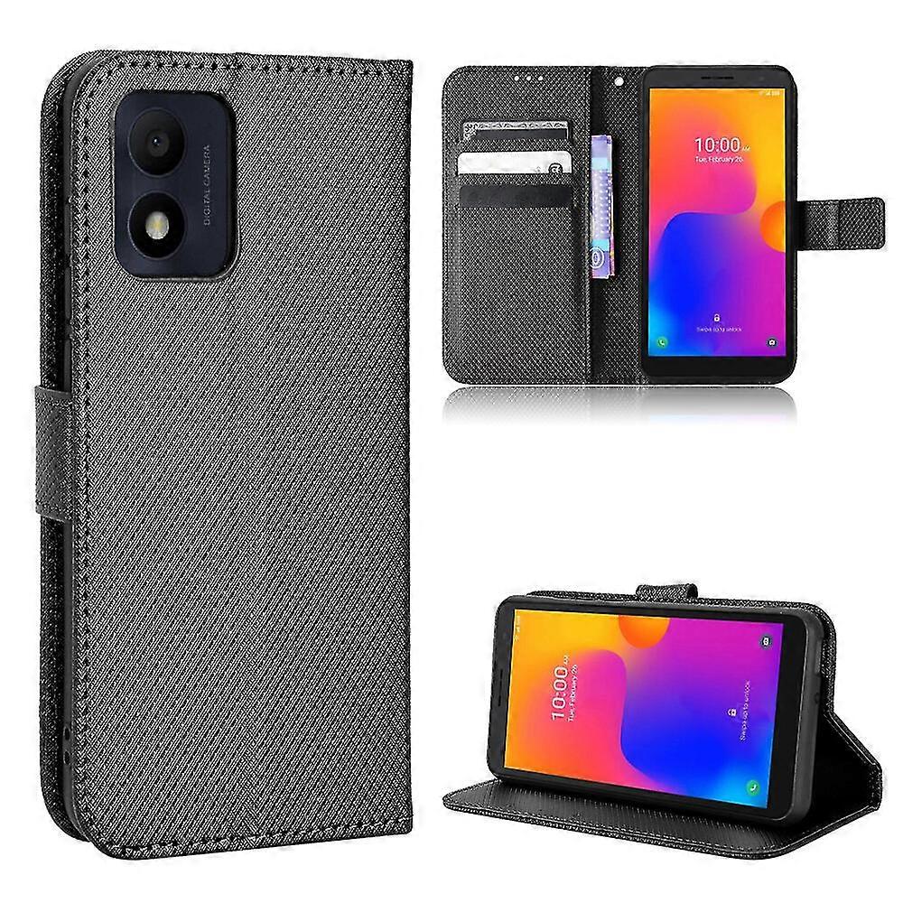 New Case Compatible With Tcl 303 Magnetic Flip Wallet Cover
