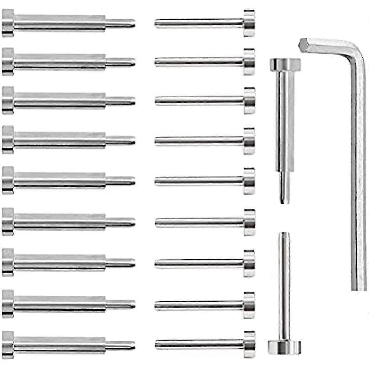 10 Ps Cable Railing Kit Invisible Turnle 18 Swa Threaded Stud Hex Fitting Receiver Terl For Metal Post T316 E Grade Stai