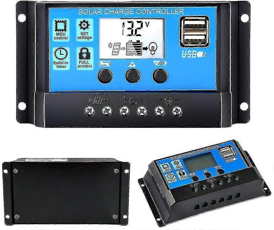 10a Charge Controller Solar Panel Regulator 12v/24v Panel Regulator