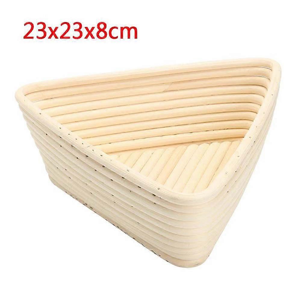 Triangular Banneton Brotform Rattan Basket Bread Dough Proof Rising Bread Proof 3 Sizes