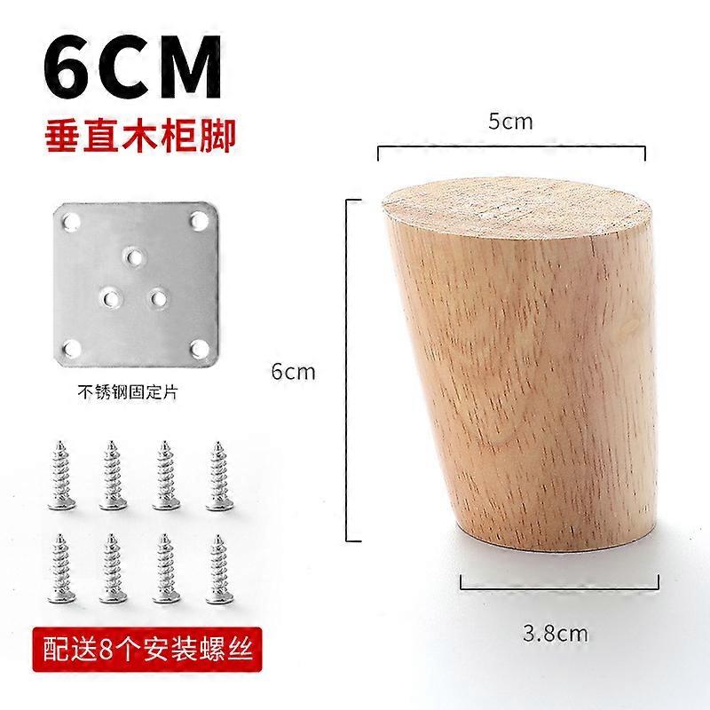 4st Trä Bordsben, Möbelfötter för soffa - Träfötter