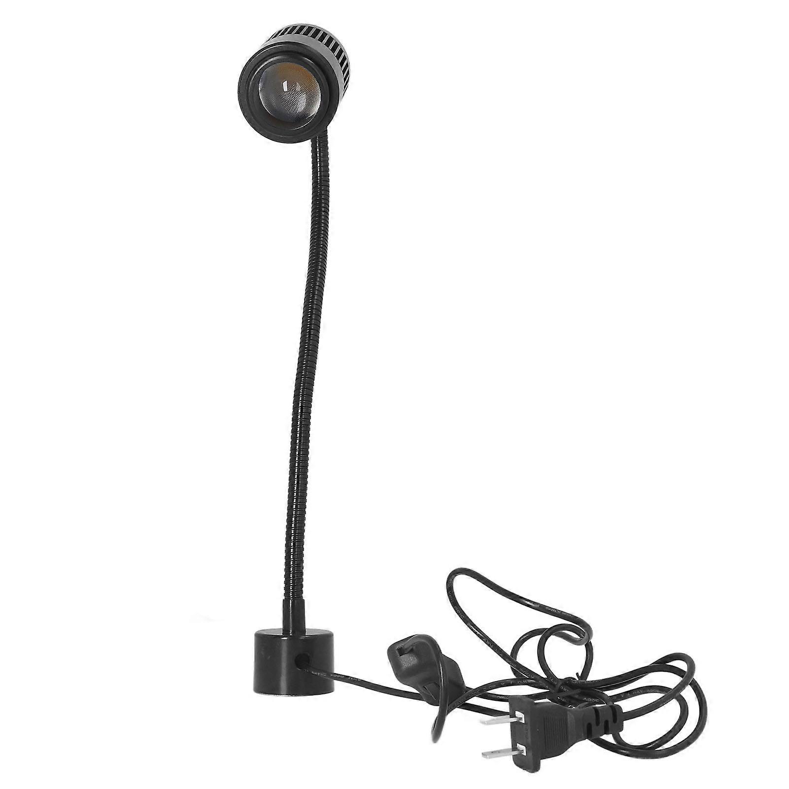 LED Working Light 7w Flexible Adjustment Rotating Telescopic Zoom Work Lamp with Magnetic Base US Plug 110?220V