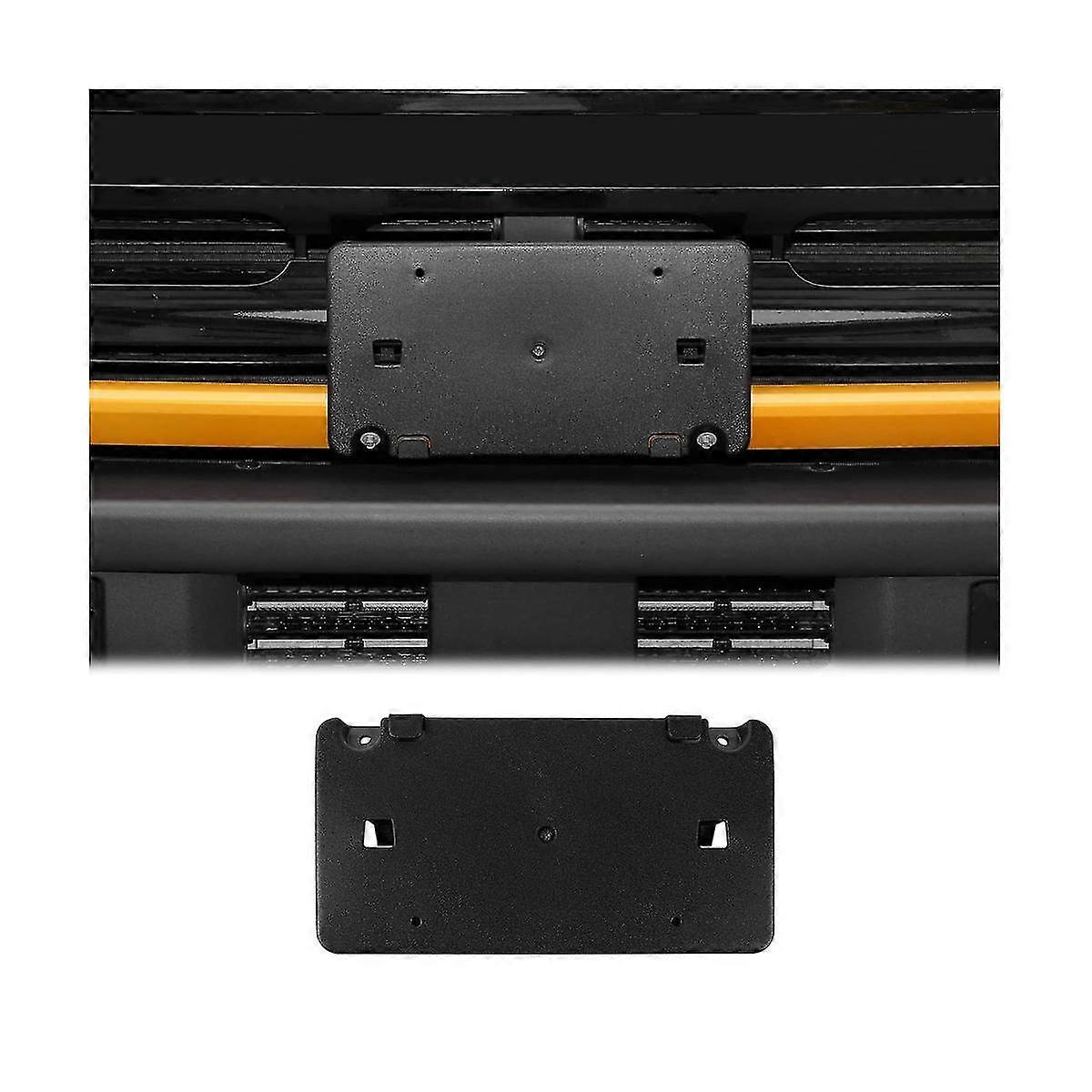 For 2021 2022 2023 Front License Plate Frame Mounting Holder Cover Bracket Accessories