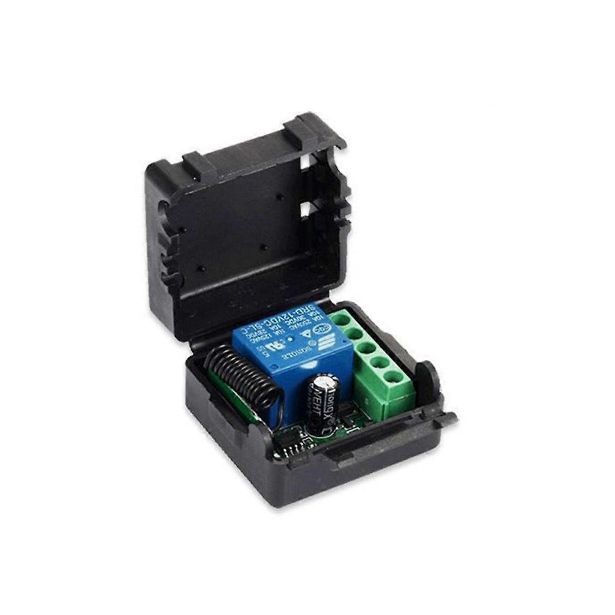 Universal Wireless Receiver Switch DC 12V 1CH Relay Receiver Module for Remote Controls,Receiver On