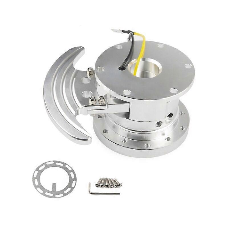 Universal CNC Racing Car Steering Wheel Quick Release Hub Adapter Snap Off Kit Easy Disassembly with Screw-driven Tools
