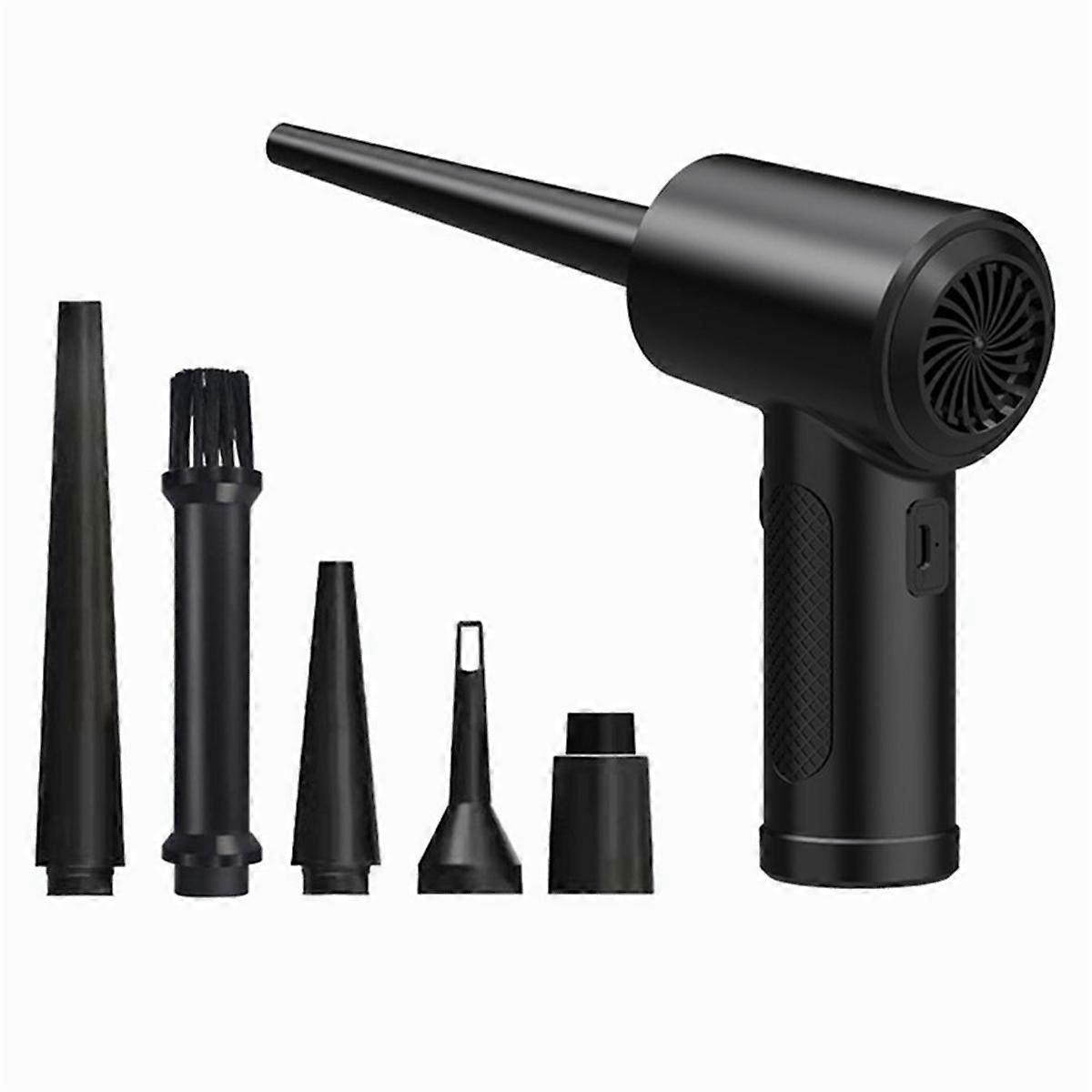 Air Cleaner 68W Compression Blower 51000 RPM Black Powerful Suction Portable Computer Keyboard Multi-Function