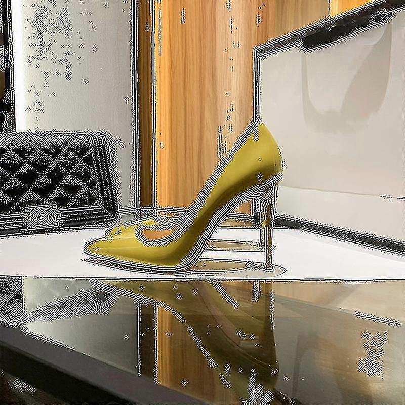 Comemore Women Red Sole Pumps New Bottom Pointed Toe Thin High Heel Shoes 8cm 10cm 6cm Wedding Shoe