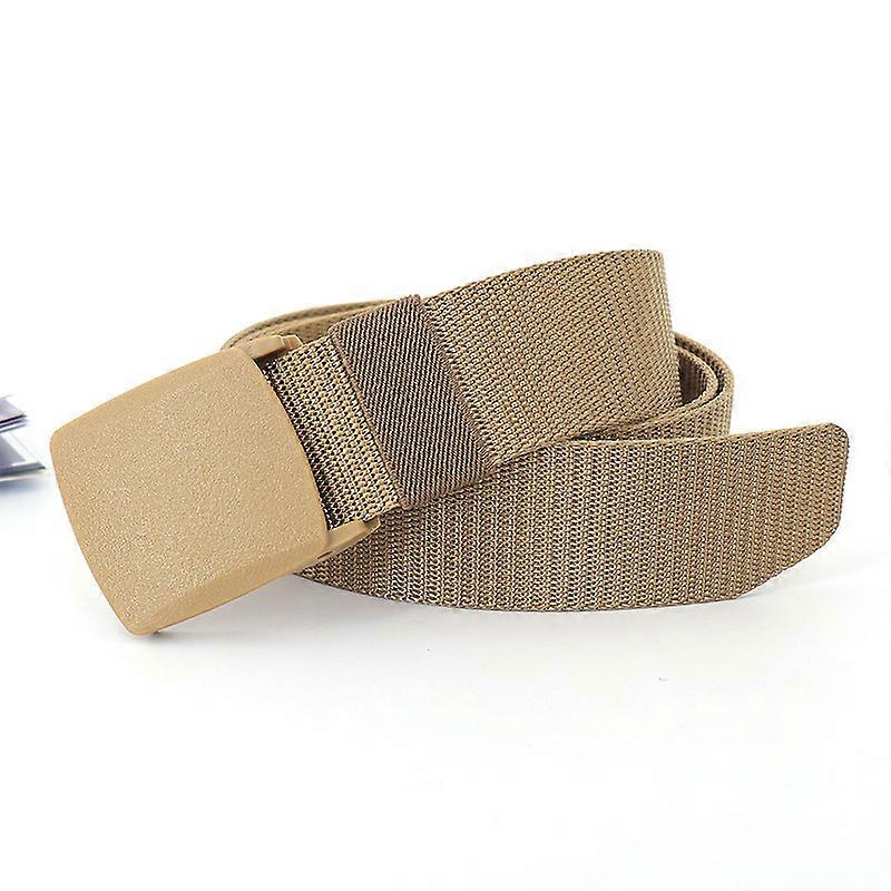 Military Men Belt Army Belts Adjustable Outdoor Travel Tactical Waist Belts with Plastic Buckle for Pants Plus Size 110 to 170cmBelts