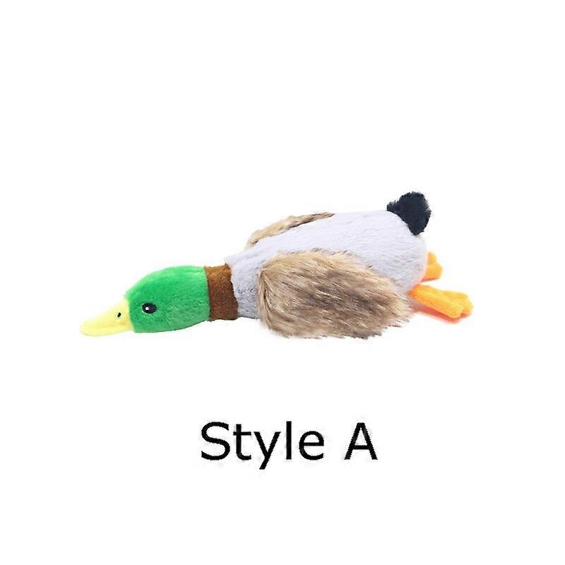 Cute Plush Duck Dogs Squeak Toys Funny Pet Play Intereactive Chew Toy for Small Medium Dog Pets Supplies Accessories Dog Supplies