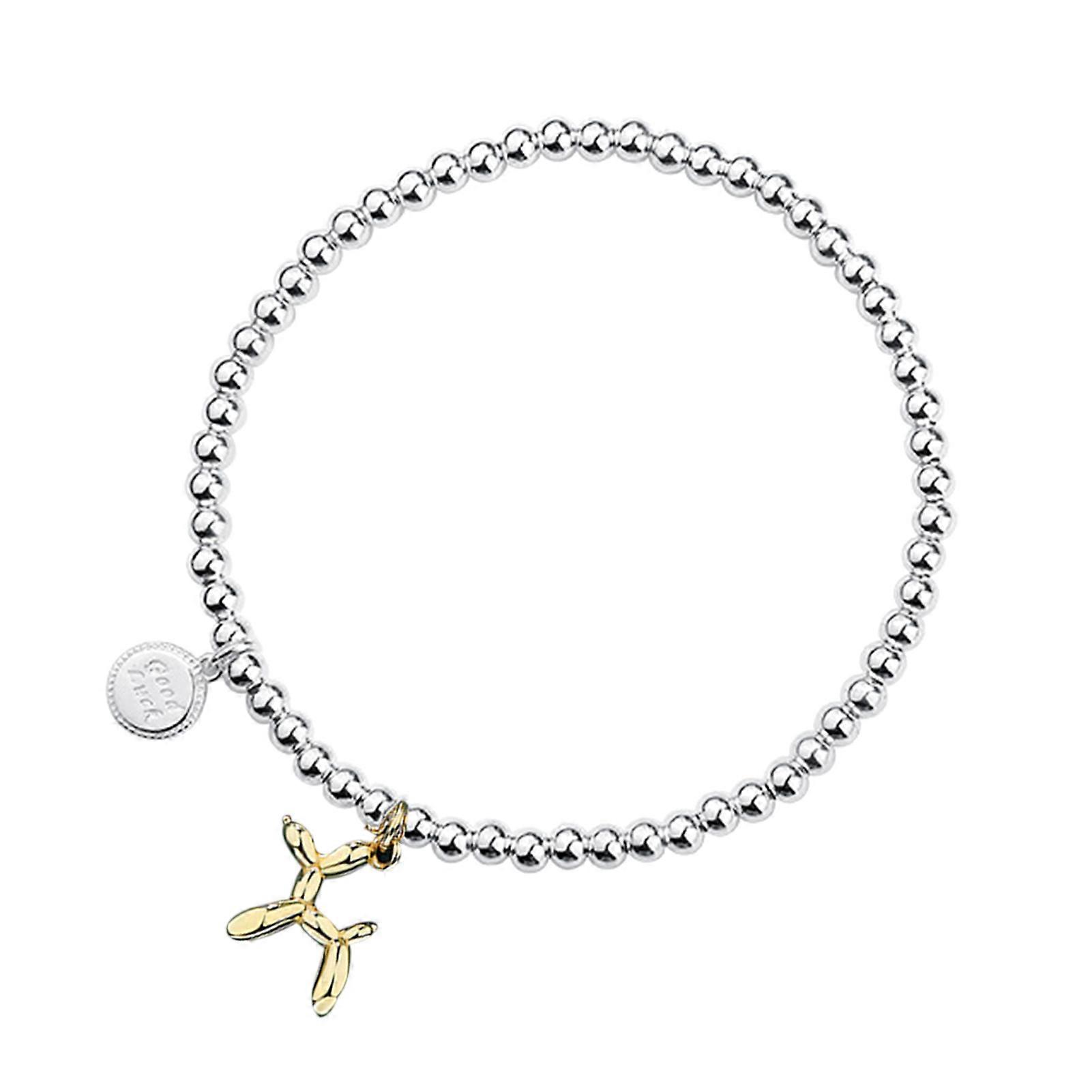 Round Bead Puppy P-endant B-racelet Elastic Rope B-racelet for Present Gift Making Up