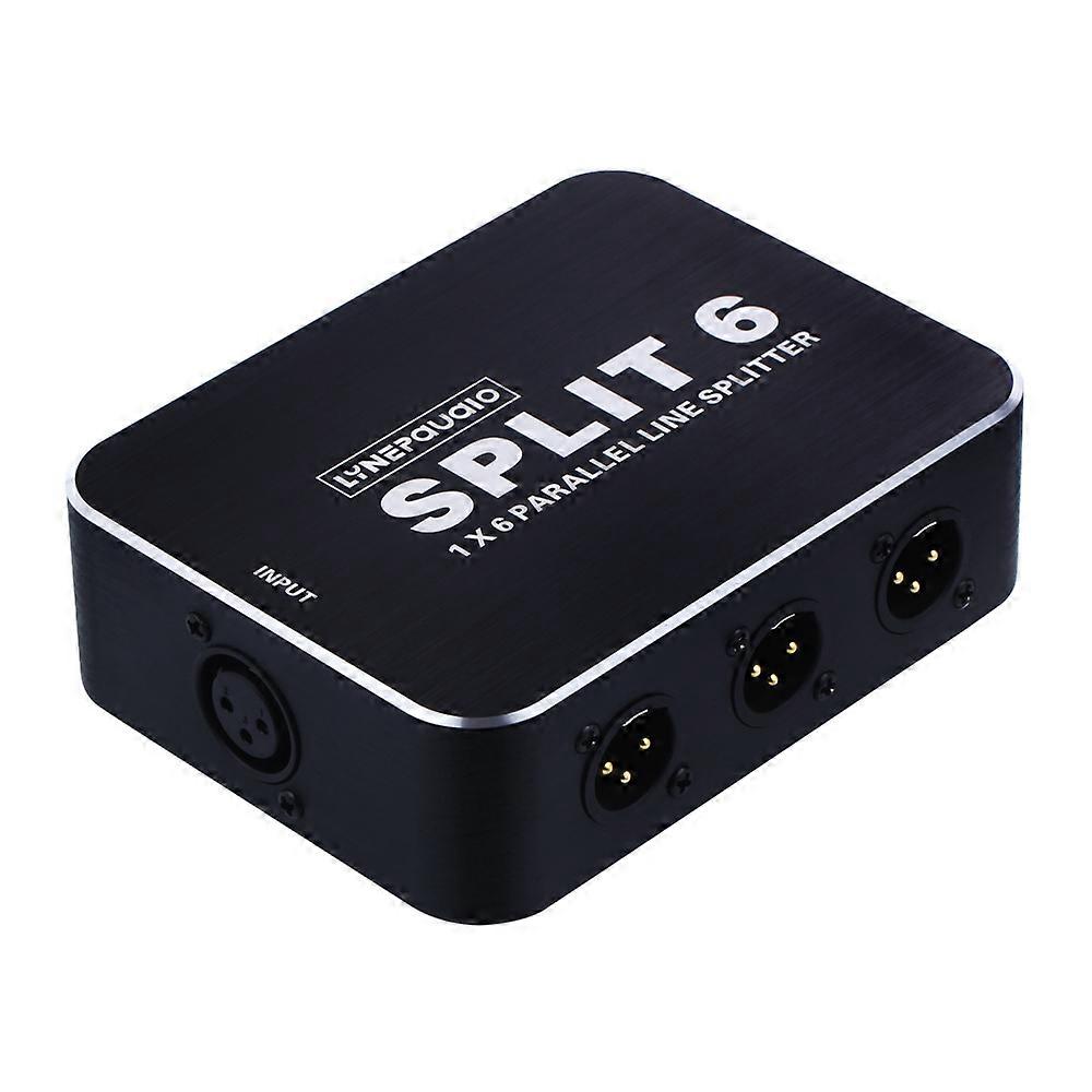 Passive XLR 1 in 6 out signal splitter 6 in 1 out mixer signal splitter stage conference lossless