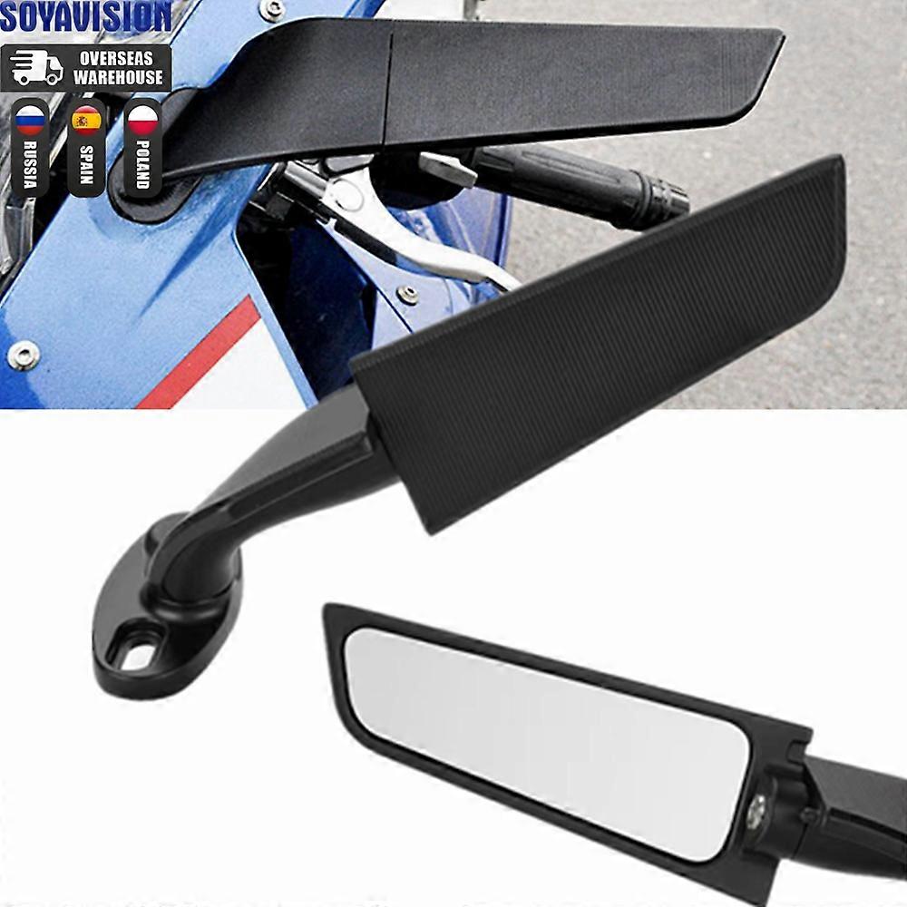 Motorcycle Mirrors Modified Wind Wing Adjustable Rotating Rearview Mirror for Honda CBR 650R 650F VFR 400 750 800 VTR1000F