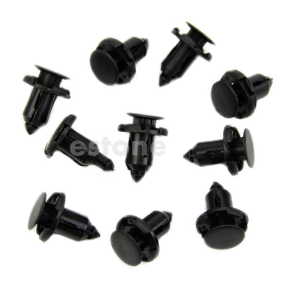 10Pcs 9mm Hole Nylon Rivet Fastener for Fender Retainer Push in Clips for