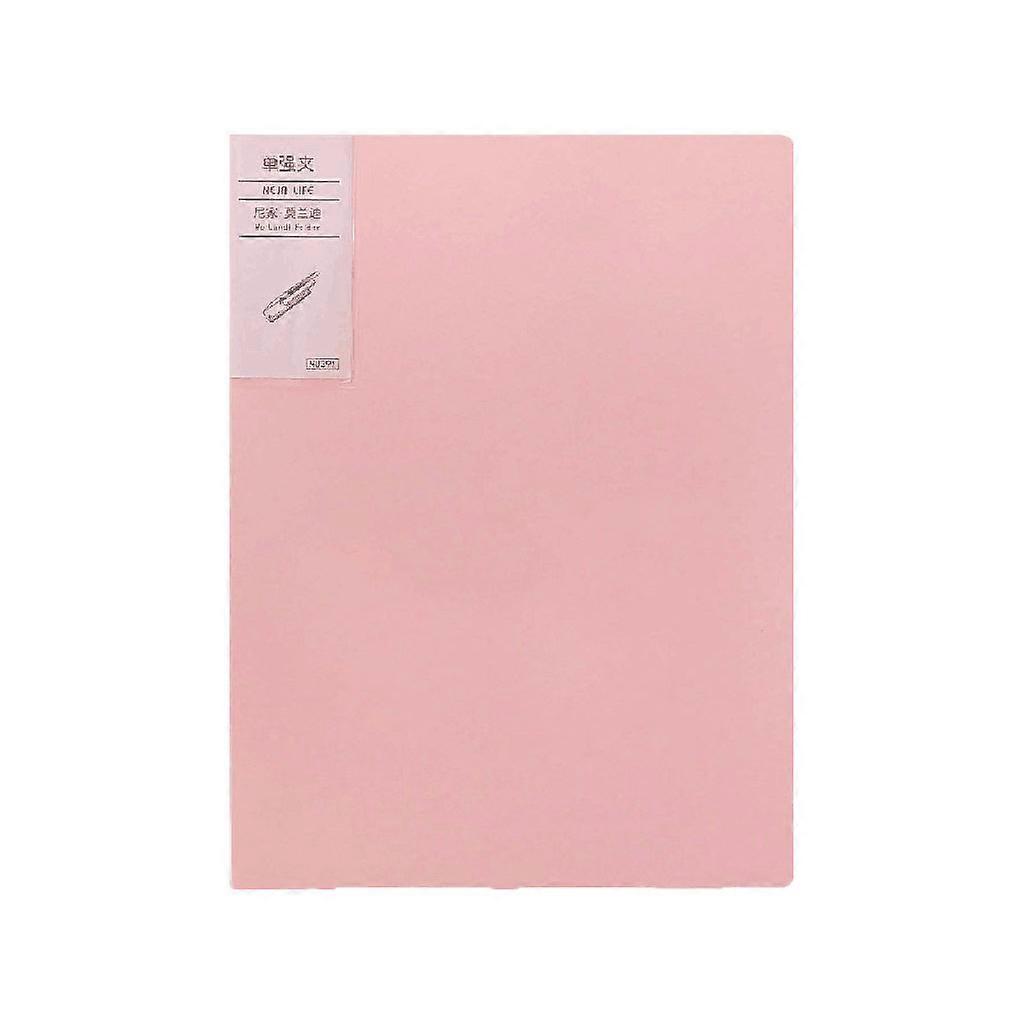 Larger Capacity Document Holder Morandi Color A4 File Holder Office Stationery