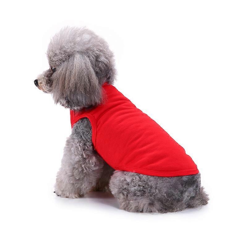 Cotton 1 Pcs Pet Shirts, Minimalist Dog T-Shirt, Cute Breathable Puppy Sweatshirt Summer Soft Vest Fashion Clothes, Suitable for Cats and Puppies