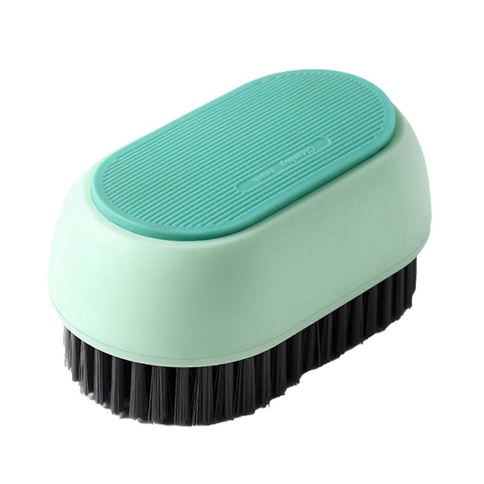Multifunctional Cleaning Brush Easy Hold Household Cleaning Brush Green