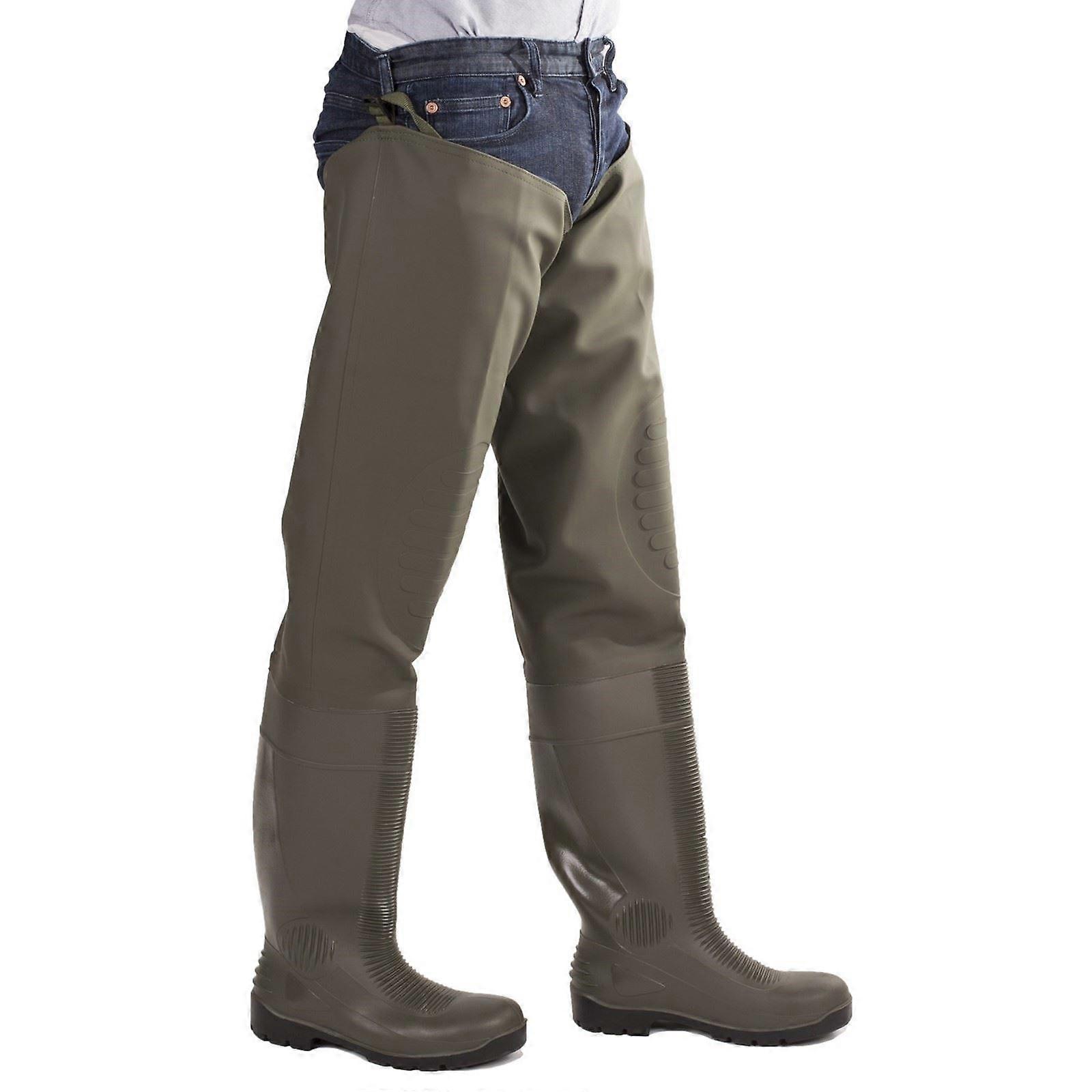Amblers Safety Forth PVC Green Safety Waders