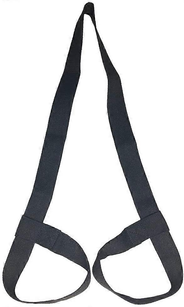 Yoga Mat Carrying Strap Sling, Adjustable Loops for all Mat Sizes (Mat not included)Black