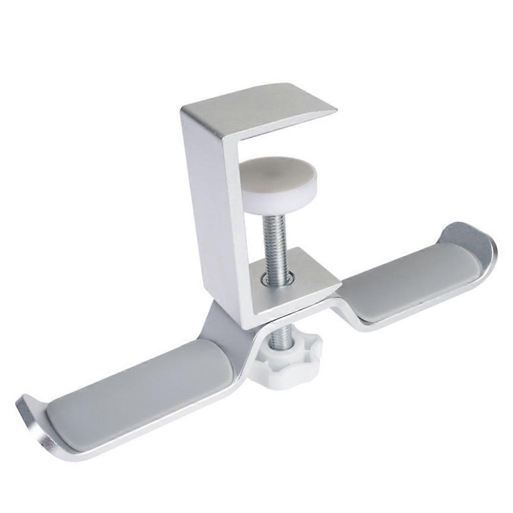 Aluminium Alloy Headphone Holder Headset Rotatable Double Earphone Stand Mount