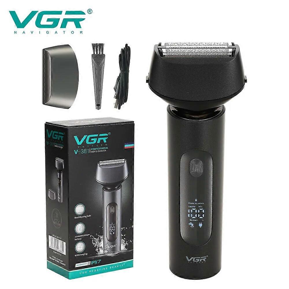 VGR Electric Shaver Beard Trimmer Shaving Machine Trimmer for Men Razor Professional Electric Rechargeable IPX7 Washable V-381