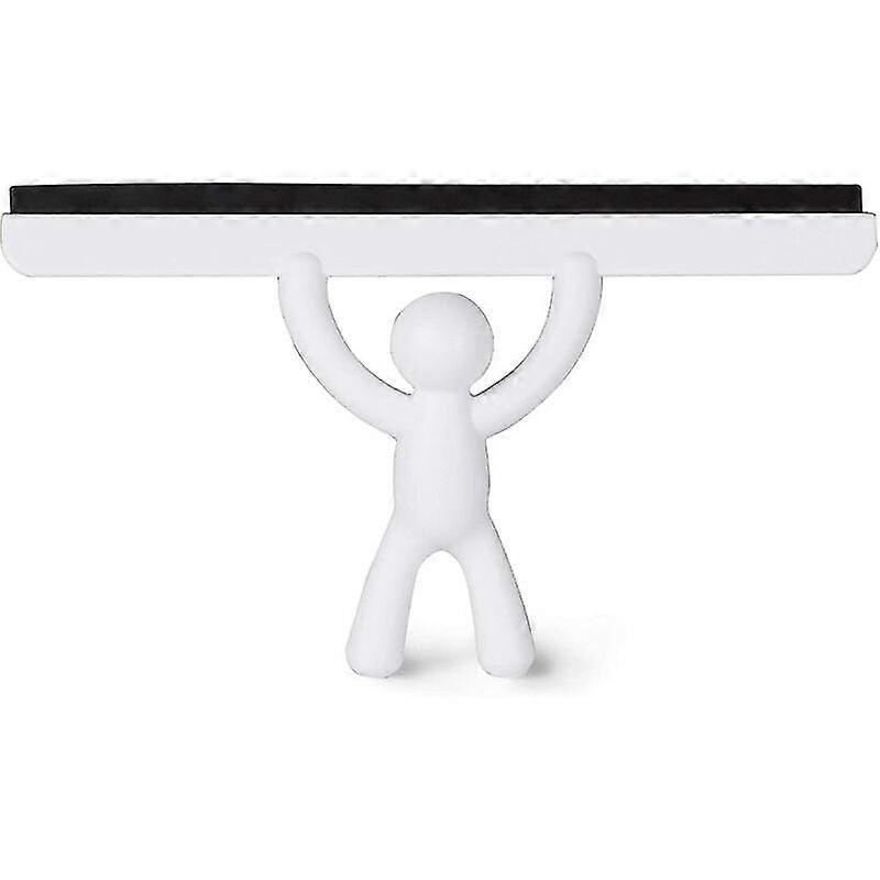 Shower squeegee, white color, size 25.5X14.5cm
