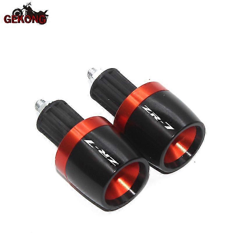 Motorcycle Handlebar Grips End Handle Bar Cap End Plug For Kawasaki Zr-7 / S Zr7 Zr7s