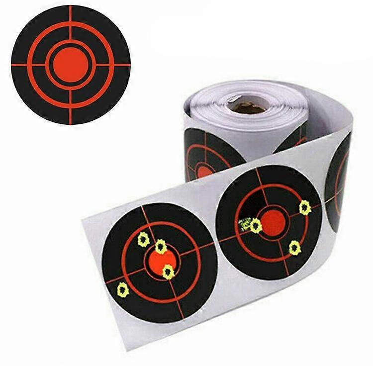 250pcs/Roll Shooting Target Adhesive Shoot Targets Splatter Reactive Stickers