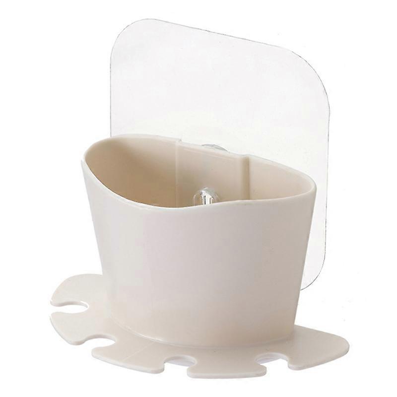 Wall Mount Storage Rack Toothbrush Toothpaste Shaver Holder Bathroom Container JIKAIX