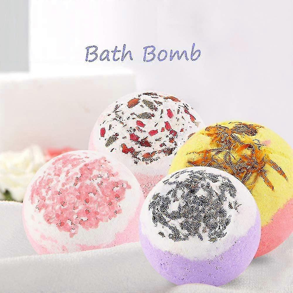 4pcs Bath Bomb Gift Set With Surprise Inside, Bath Bombs