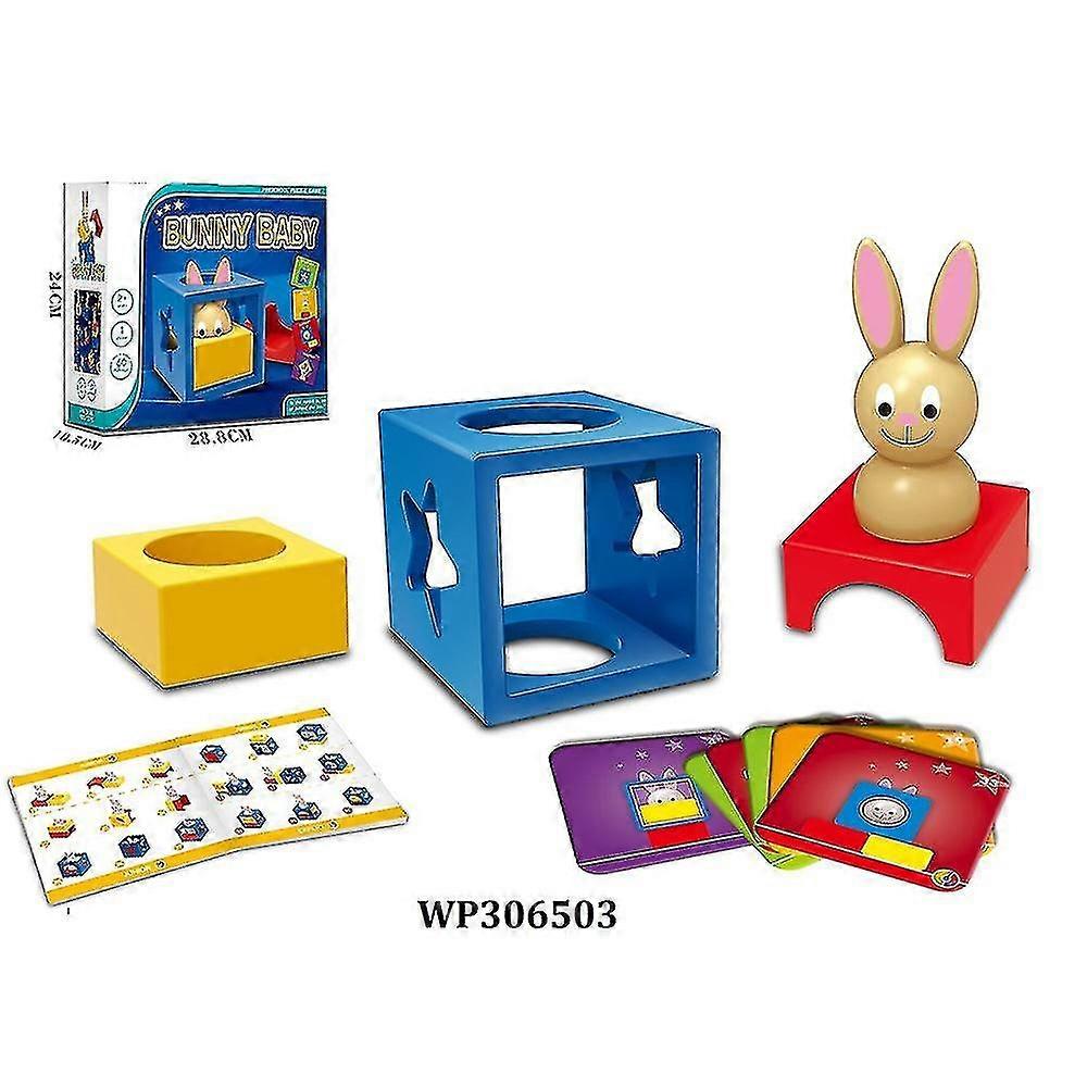 Rabbit Magic Box Breakthrough Logic Thinking Concentration Space Structure Puzzle Game Early Education Enlightenment Toys