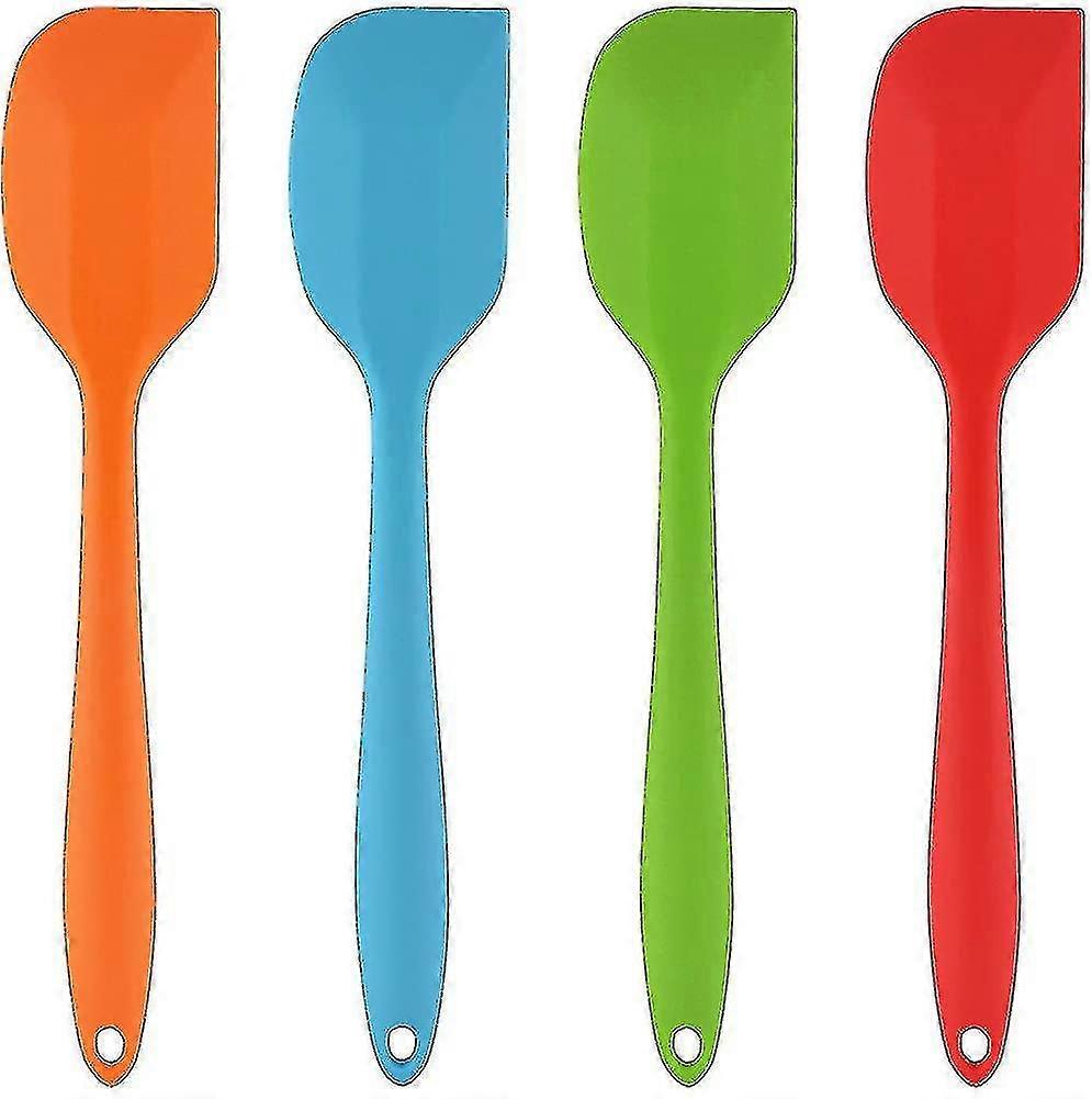 Dough Scraper Set Heat-resistant Up To 500 F Silicone Spatula With Metal Core