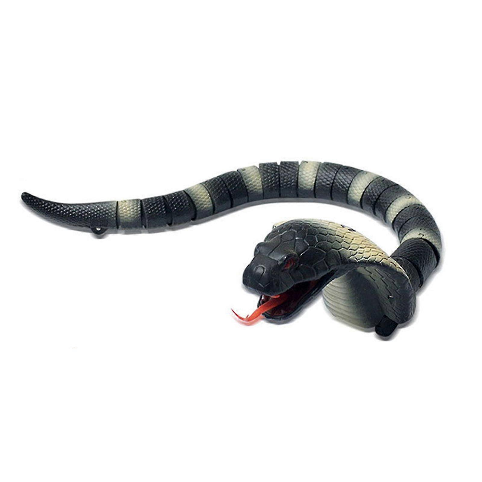 Rattle Snake Toy Realistic Rechargeable Rattlesnake With Remote Control Horror Tricky Desktop