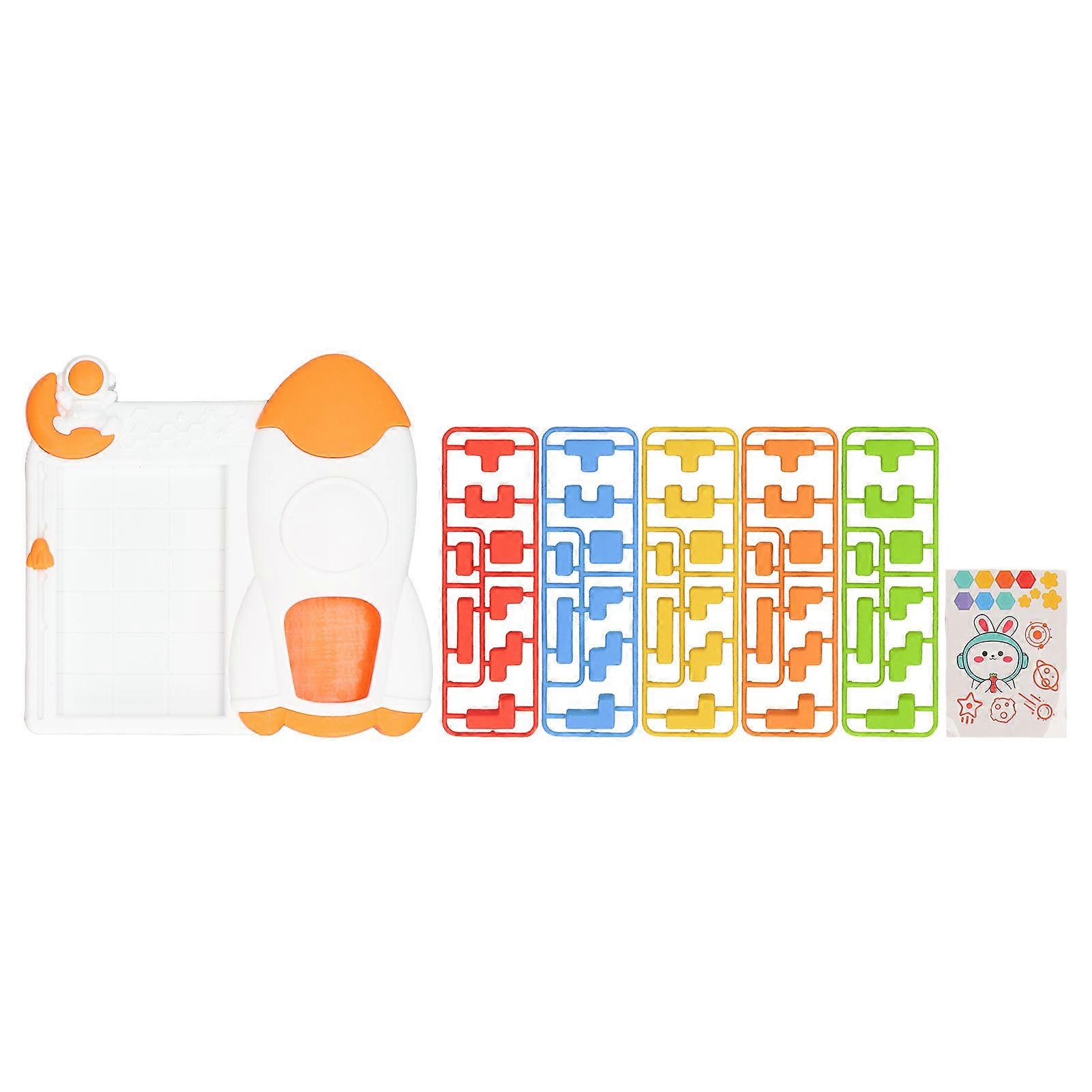 Russian Blocks Stacking Toy Colorful Thinking Training Educational Blocks Brain Teasers Toy