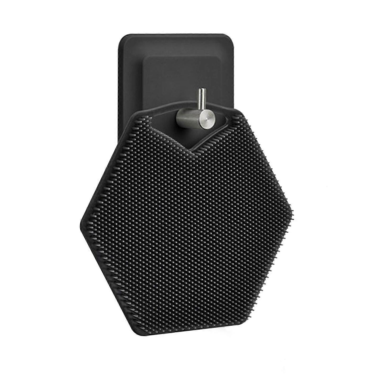 Silica Gel Polygonal Bath Brush Rub Back Brush Multi-Function Face Brush Bath Cleaning Brush