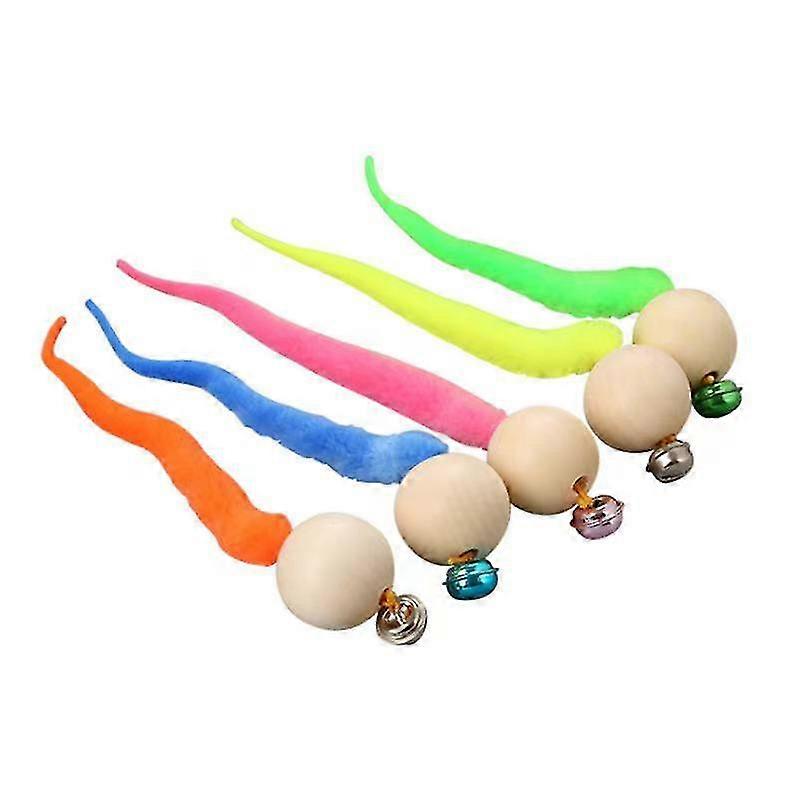 Wiggly Ball Cat Bell Toy 5pcs