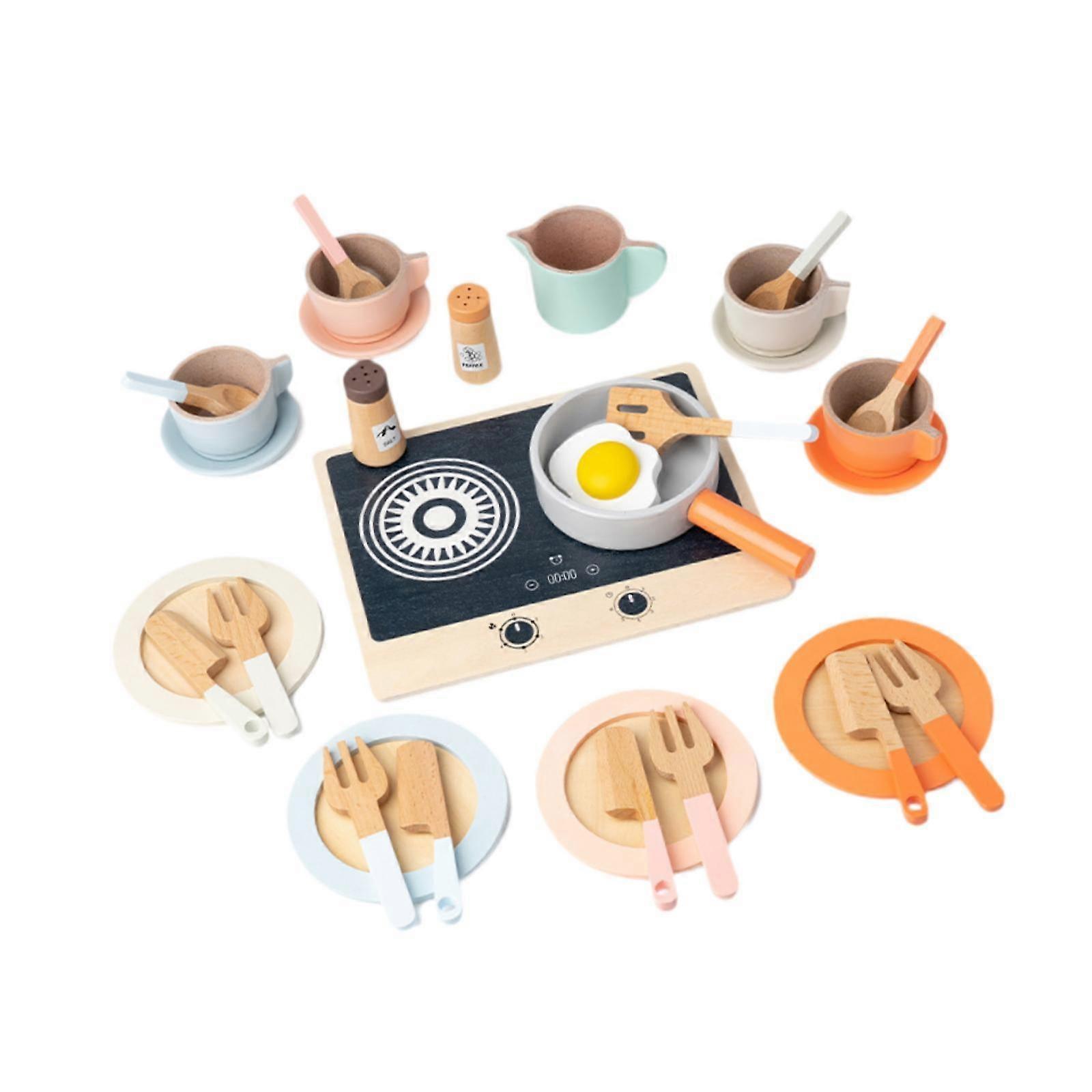 Keittiö keittoastia leikkisetti miniatyyri simuloitu keittiölelu kalusteisiin