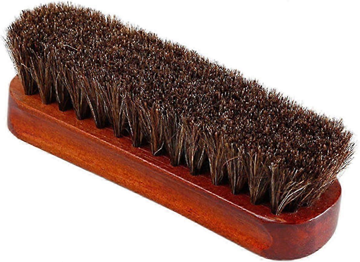 Multi-Function Horse Hair Brush, Suitable for Cleaning Soft Fur Shoes