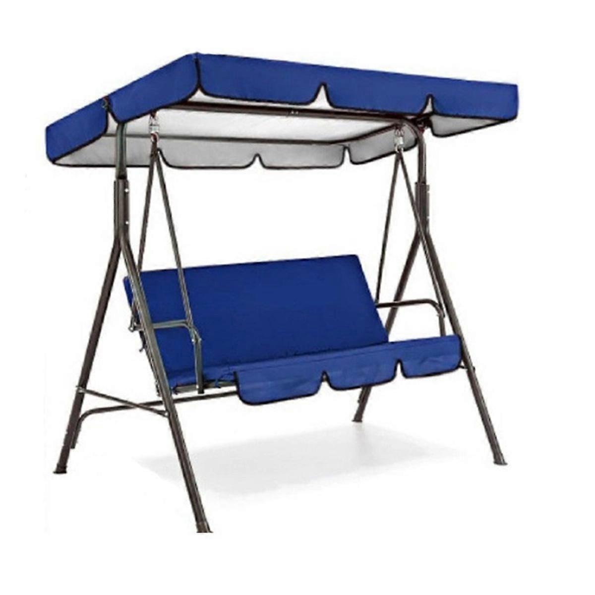 Sunshade for Swing Pew 2/3 Seater Garden Swing Chair Cover Polyester Taffeta Waterproof Canopy Tool