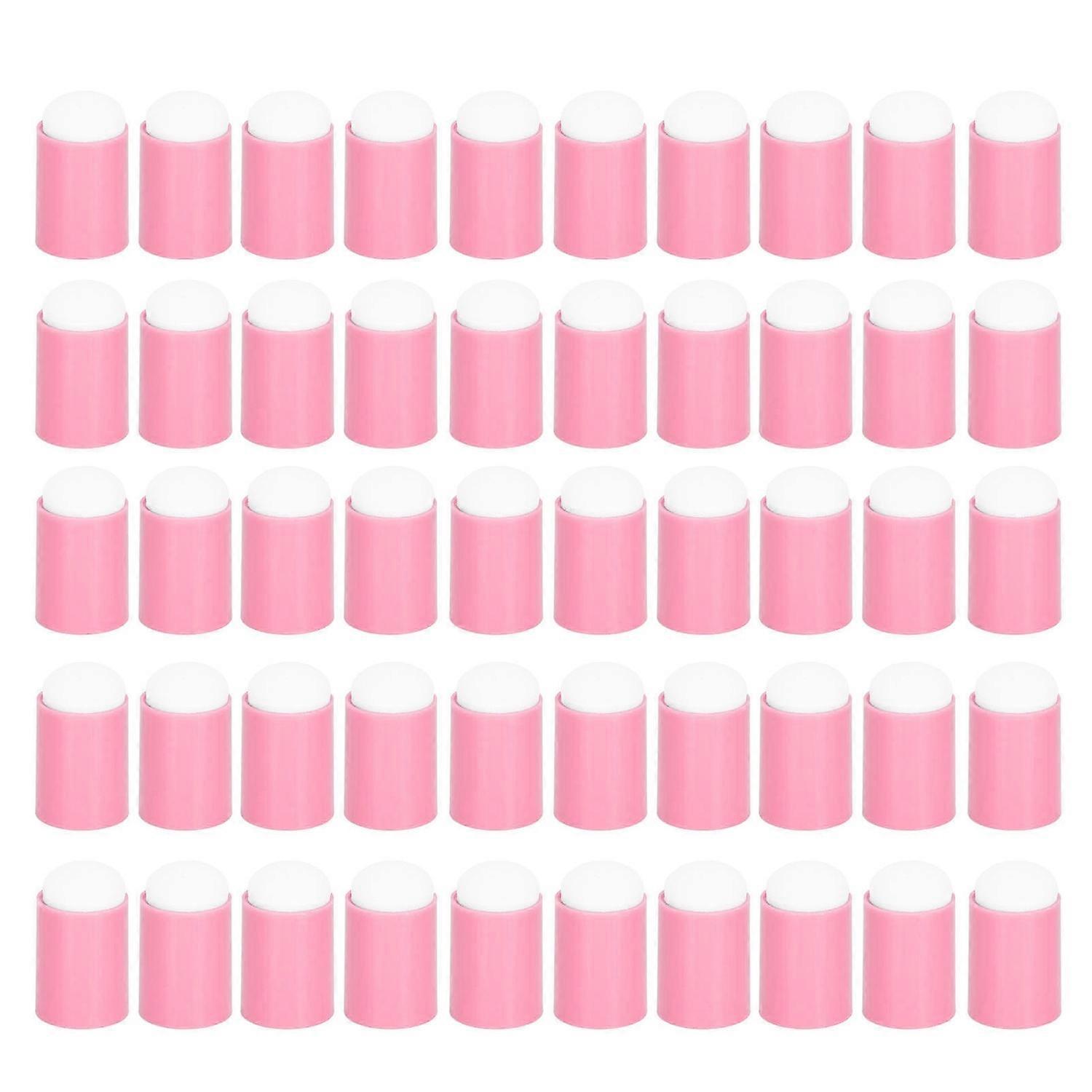 50pcs Ink Pad Smudge Sponge Multipurpose Soft Flexible Lightweight Finger Sponge Daubers for Home Na