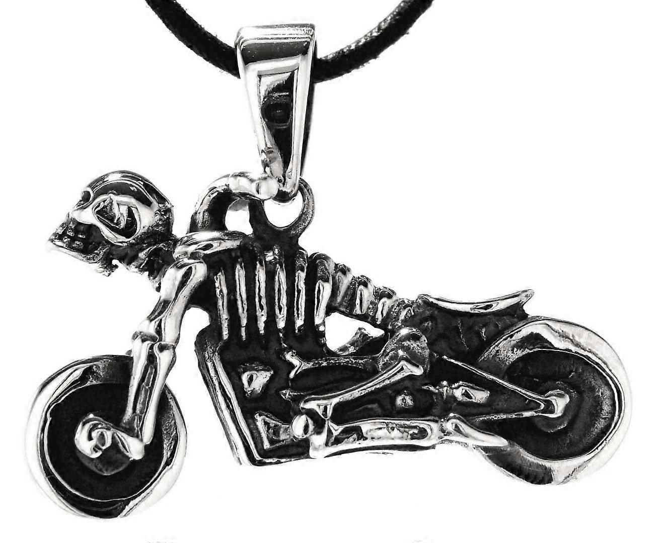 Motorcycle 265 with Snake Chain - Silver