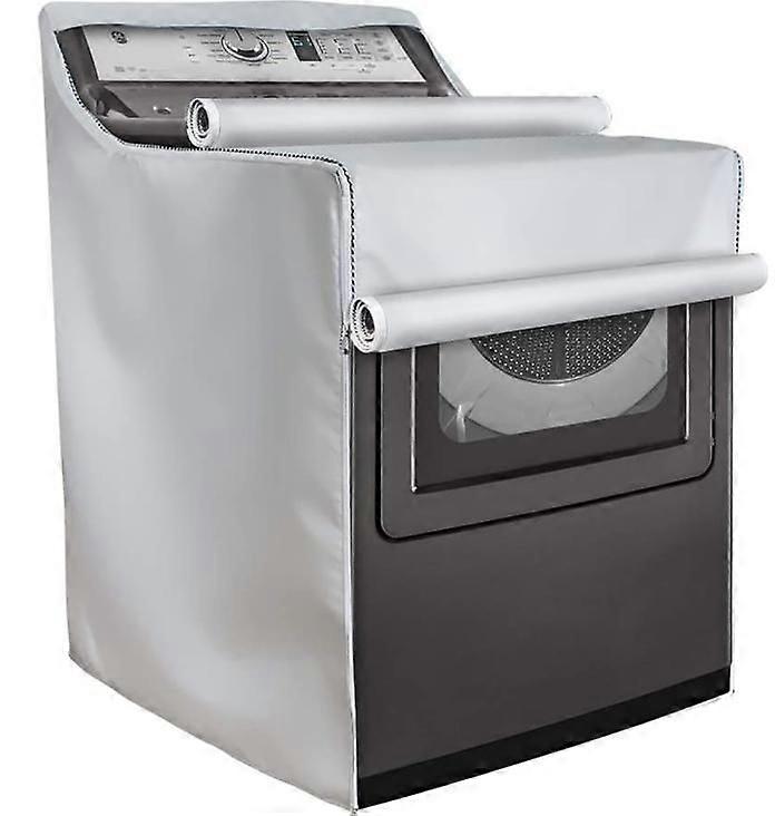 Washing machine dust cover side open drum