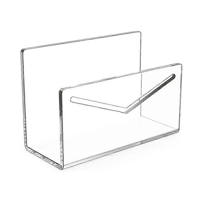 Mail Holder Mail Organizer Countertop Acrylic Mail Sorter for Desk Envelope Holder Letter Organizer for Office School