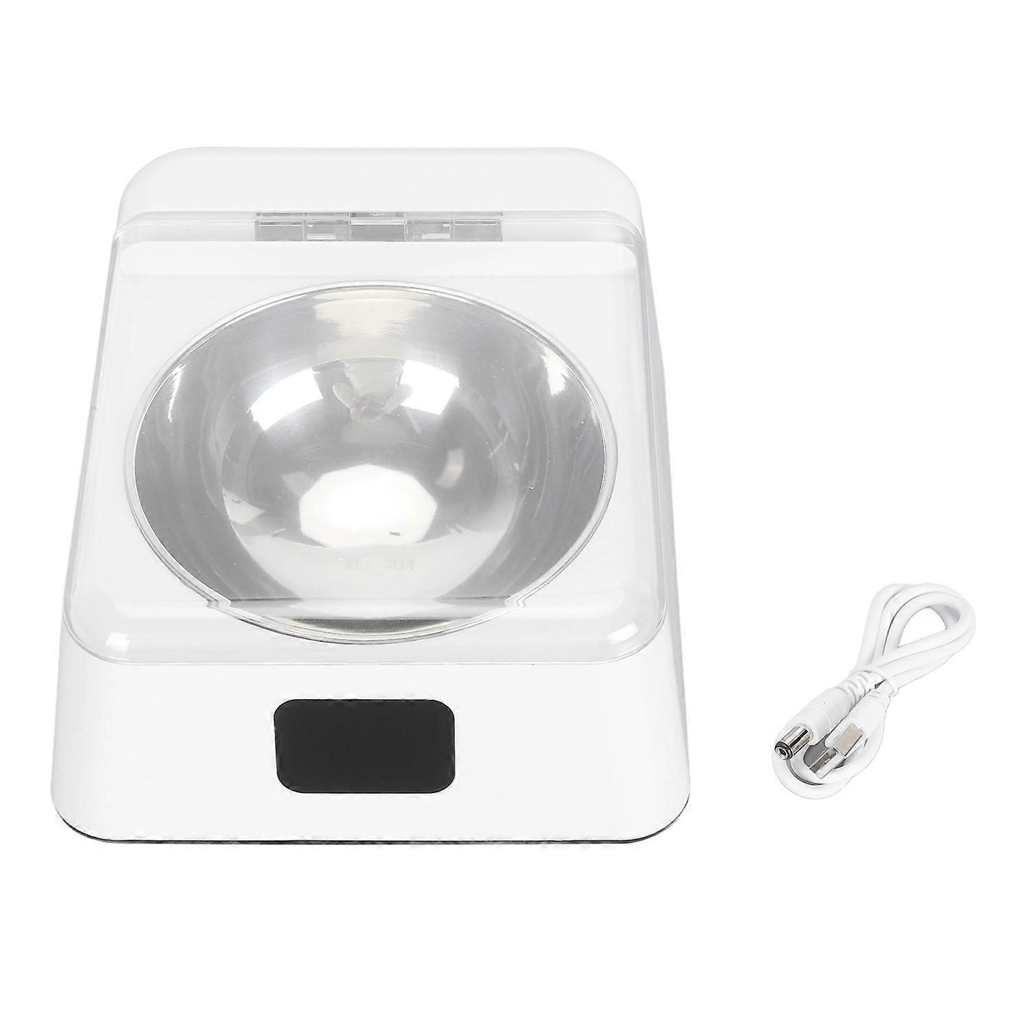 Automatic Cat Feeder with Infrared Sensor Cover Removable Bowl Battery Powered Intelligent Automatic